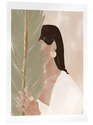 Acrylic print Plant Girl