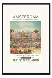 Gerahmter Kunstdruck Amsterdam, Explore the Jordaan Neighborhood