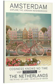 Magnettafel Amsterdam, Explore the Jordaan Neighborhood