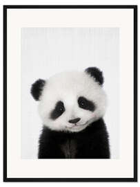 Gerahmter Kunstdruck Baby Panda