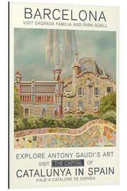 Magnettafel Visit Sagrada Familia, Barcelona