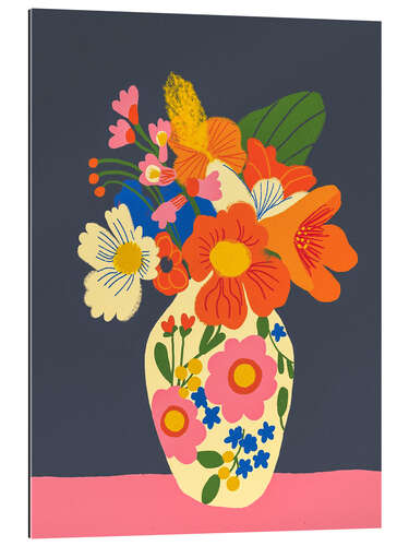 Gallery Print Bunter Strauß in Blumenvase