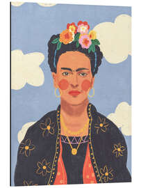 Aluminium print Frida in The Clouds