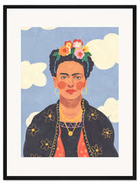 Gerahmter Kunstdruck Frida in The Clouds