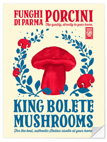 Wall sticker Funghi Porcini Di Parma