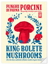 Sticker mural Funghi Porcini Di Parma