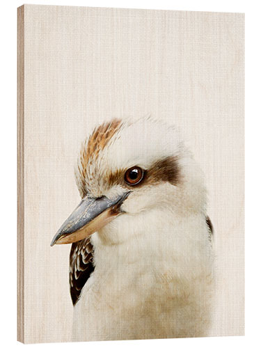 Hout print Kookaburra