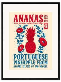 Gerahmter Kunstdruck Ananas, Fresh and Sweet