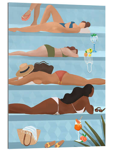 Gallery Print Ladies By the Pool