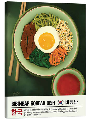 Tableau sur toile Bibimbap