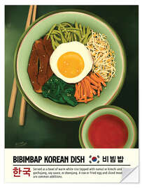 Vinilo para la pared Bibimbap