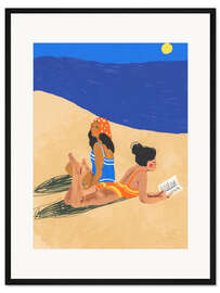 Gerahmter Kunstdruck Freundinnen