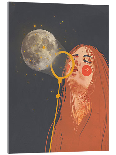 Acrylglasbild Moon Child