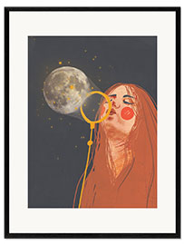Stampa artistica con cornice Moon Child
