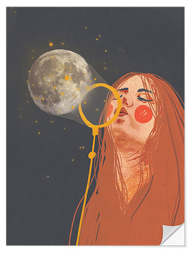 Sticker mural Moon Child