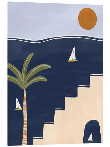 Quadro em acrílico Sailboats