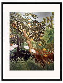 Gerahmter Kunstdruck Exotische Landschaft (Detail) I