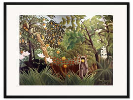 Gerahmter Kunstdruck Exotische Landschaft, 1910