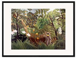 Impression artistique encadrée Exotic Landscape, 1910
