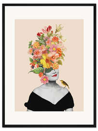 Gerahmter Kunstdruck Blooming Woman