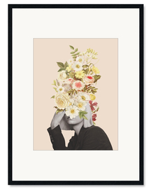 Framed art print White Flowers Bouquet