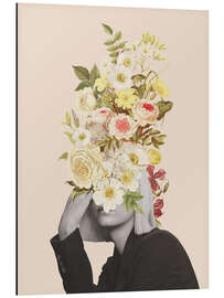 Magnettafel Weißer Blumenstrauß