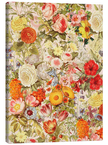 Canvas print Botanical Collage