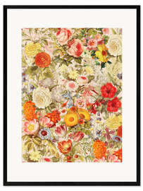 Framed art print Botanical Collage