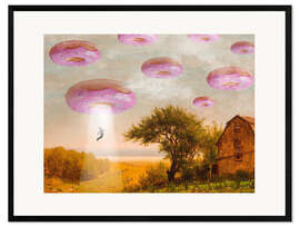 Framed art print Donut Science Fiction