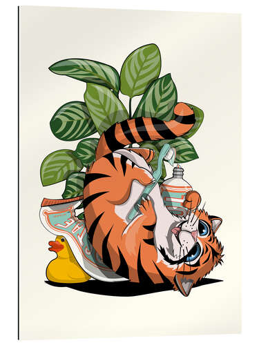 Gallery print Tiger Brushes Teeth