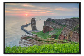 Gerahmter Kunstdruck Helgoland - Lange Anna