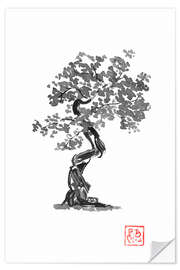 Wall sticker Japanese Tree