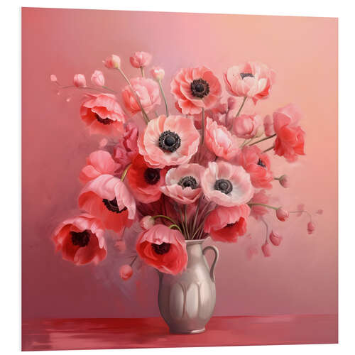 Quadro em PVC Dream of red Poppies