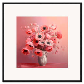 Impression artistique encadrée Dream of red Poppies