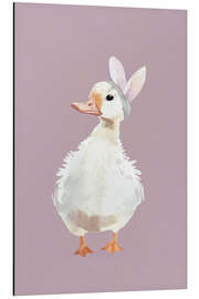 Magnettafel Süße Ente mit Hasenohren