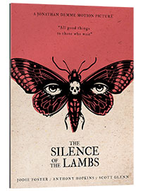 Quadro em plexi-alumínio The Silence of the Lambs