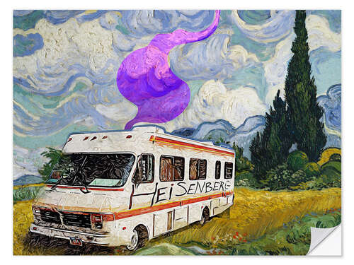 Vinilo para la pared Heisenberg Van Gogh