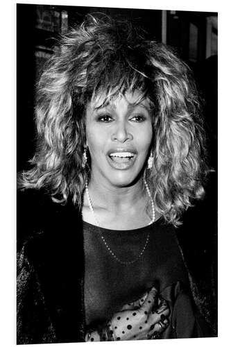 Foam board print Tina Turner at London Palladium, 1986