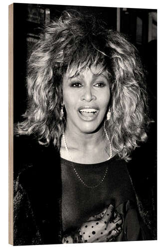 Holzbild Tina Turner im London Palladium, 1986