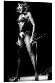 Aluminiumtavla Tina Turner Live on Stage, London, 1978