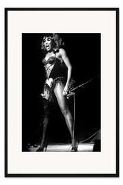 Gerahmter Kunstdruck Tina Turner Live on Stage, London, 1978