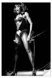 Naklejka na ścianę Tina Turner Live on Stage, London, 1978