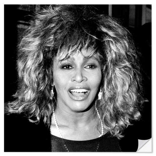 Muursticker Tina Turner, 1986