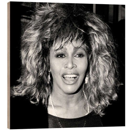 Wood print Tina Turner, 1986