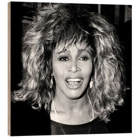 Quadro de madeira Tina Turner, 1986