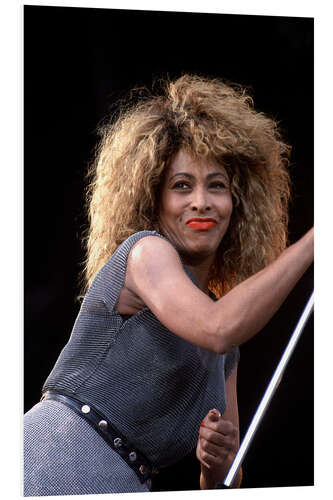 Hartschaumbild Tina Turner, Oslo Concert, 1990