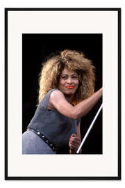Gerahmter Kunstdruck Tina Turner, Oslo Concert, 1990