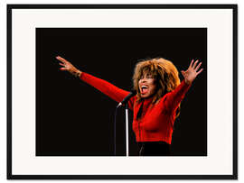 Gerahmter Kunstdruck Tina Turner, Oslo, 1987