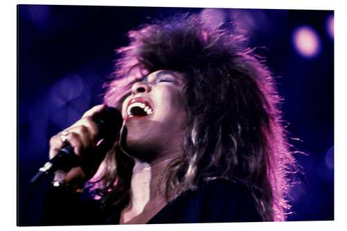 Aluminiumsbilde Tina Turner in Concert, Zurich, 1987