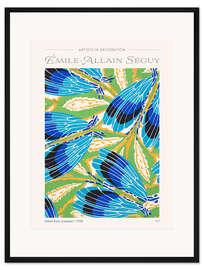 Gerahmter Kunstdruck Ausschnitt von Tafel 17 aus "Insekten", 1930